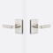 Sure-Loc Hardware Sure-Loc Hardware Levanto Privacy Rosette, Nickel, Knurled Grip in Nickel LV102 NI GRIP-KN NI - alternate 1